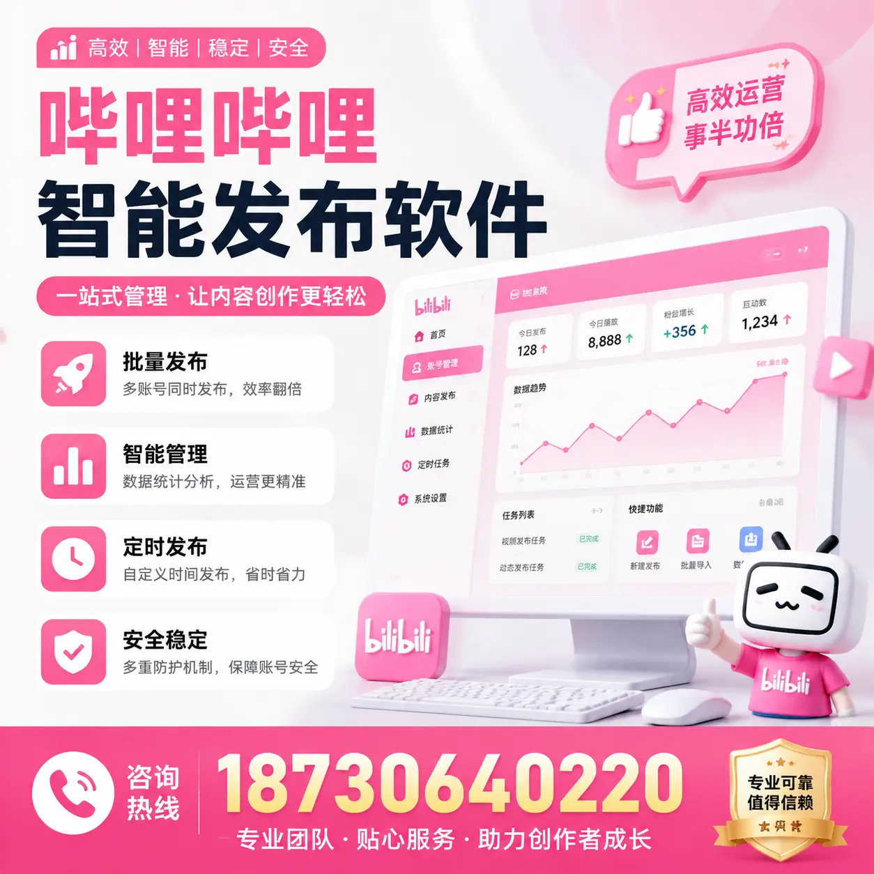 如何评估哔哩哔哩智能发布软件的ROI?六安 企业必读